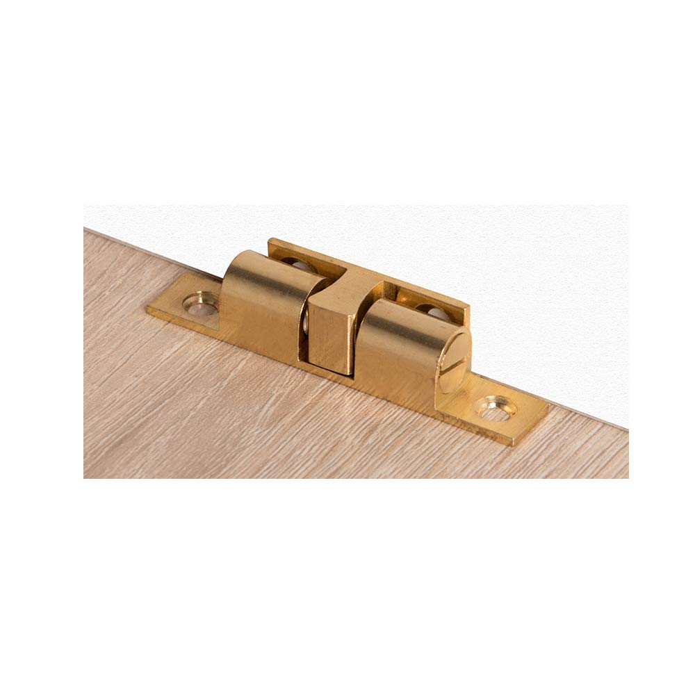 JQK Cabinet Door Catch, Closet Ball Tension Latch, Solid Brass 4 Pack 70mm, HBC200-P4 - Image 4