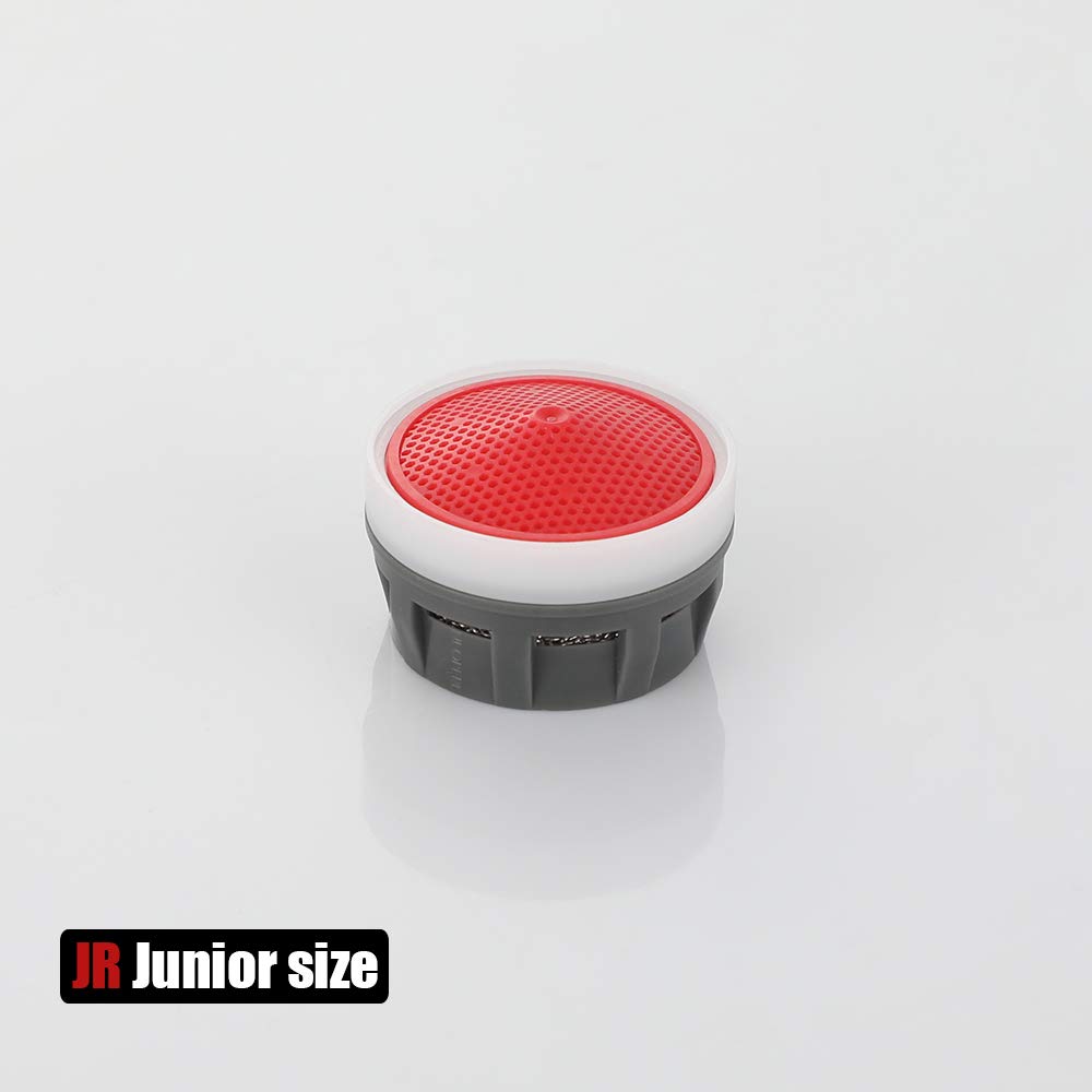 JQK Faucet Aerator, 2.2 GPM Flow Retrictor Insert Faucet Aerators Replacement Parts Bathroom 3 Pack, JR Junior Size, FAJ22-P3 - Image 3